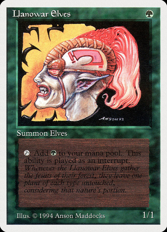 Llanowar Elves [Summer Magic / Edgar] 