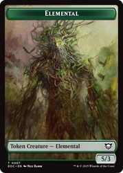Insect // Elemental (0007) Double-Sided Token [Edge of Eternities Commander Tokens]