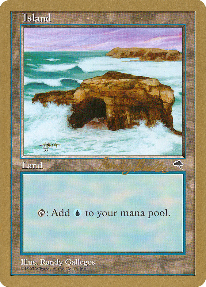 Island (rb336) (Randy Buehler) [World Championship Decks 1998] 