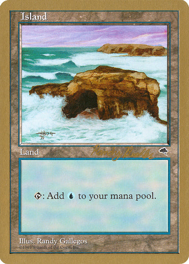 Island (rb336) (Randy Buehler) [World Championship Decks 1998] 