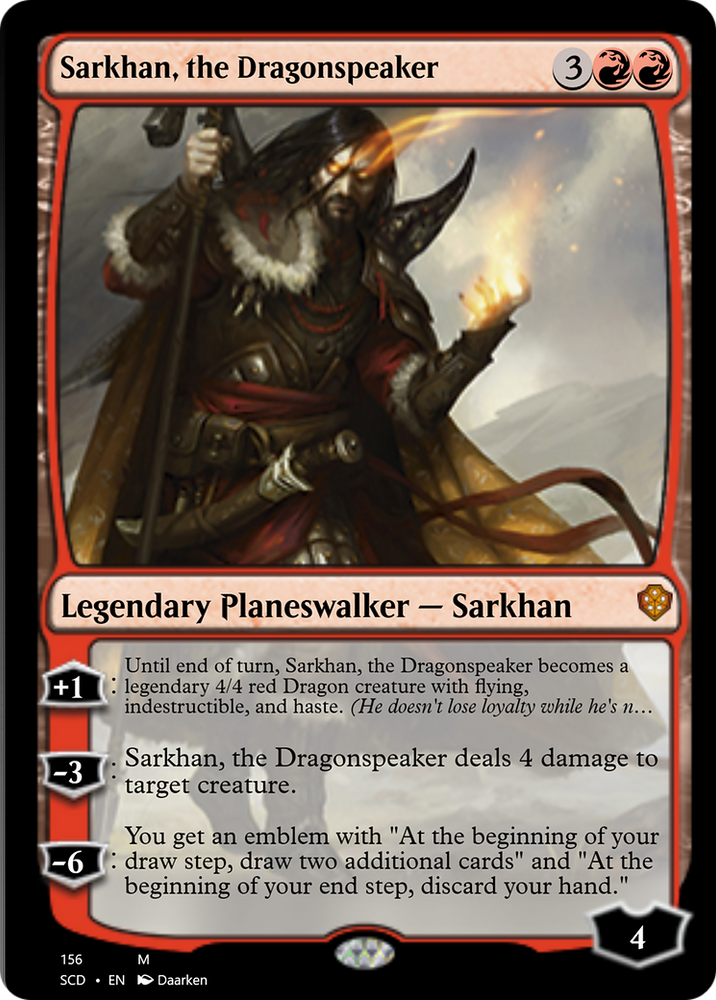 Sarkhan, the Dragonspeaker [Starter Commander Decks] 