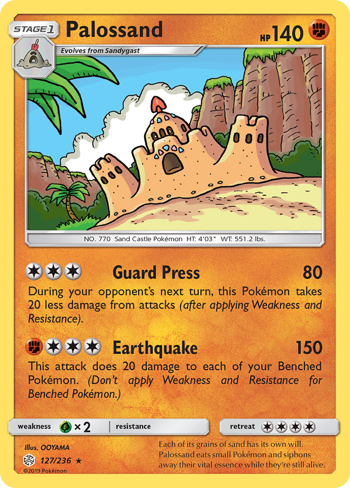 Palossand (127/236) [Sun &amp; Moon: Cosmic Eclipse] 