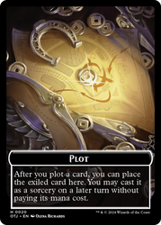 Mercenary // Plot Double-Sided Token [Outlaws of Thunder Junction Tokens] 