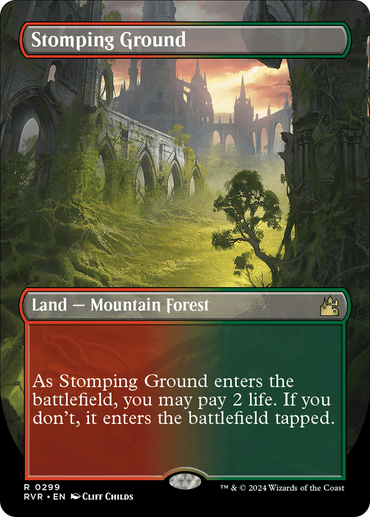 Stomping Ground (Borderless) [Ravnica Remastered] 