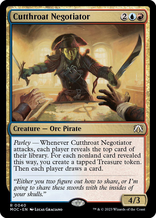 Cutthroat Negotiator [March of the Machine Commander] 