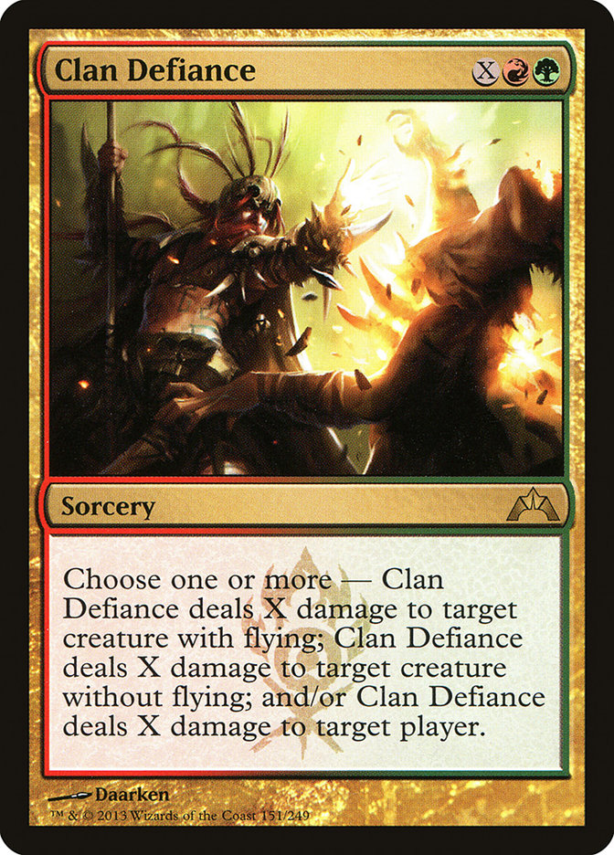 Clan Defiance [Gatecrash] 