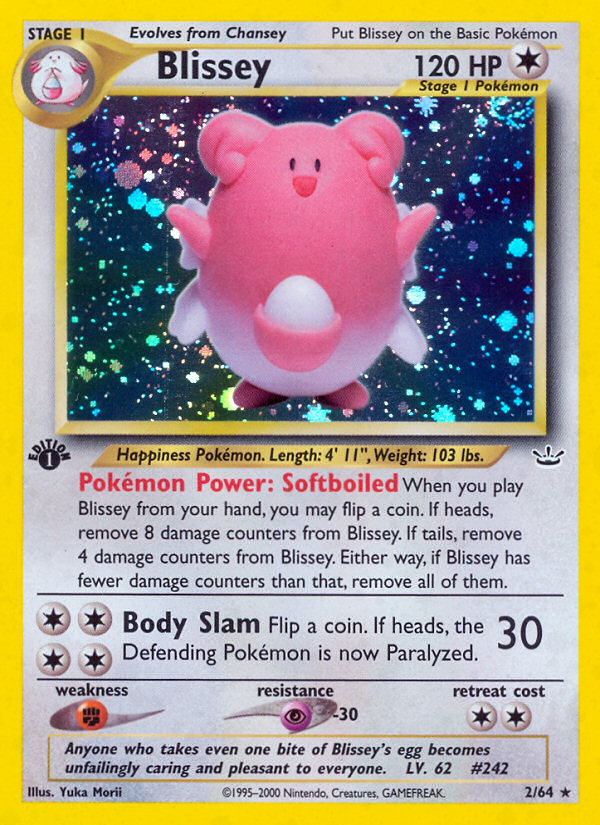 Blissey (2/64) [Neo Revelation 1st Edition] 