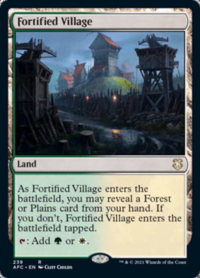 Fortified Village [Dungeons &amp; Dragons: Adventures in the Forgotten Realms Commander] 