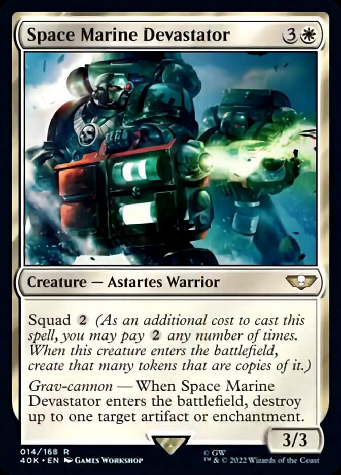 Space Marine Devastator (Surge Foil) [Warhammer 40,000] 