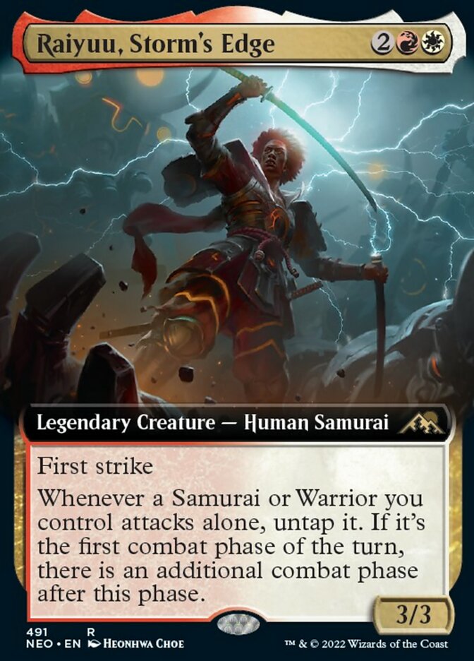 Raiyuu, Storm's Edge (Extended Art) [Kamigawa: Neon Dynasty] 