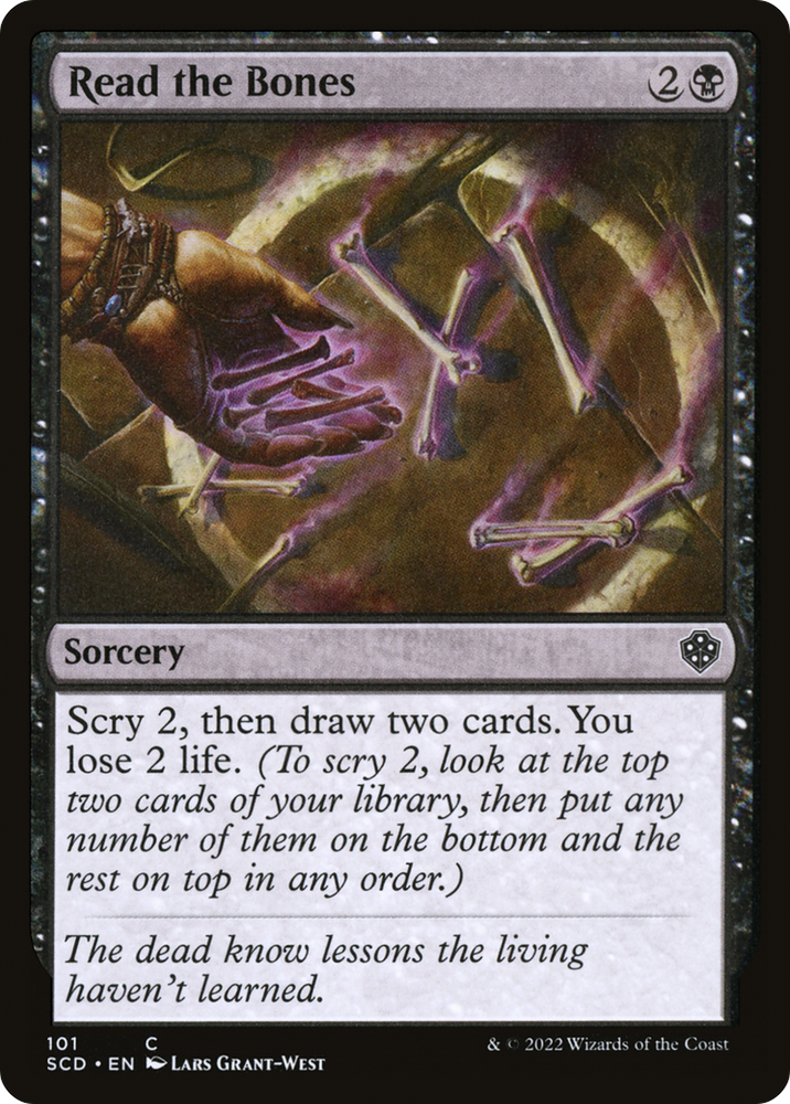 Read the Bones [Starter Commander Decks] 
