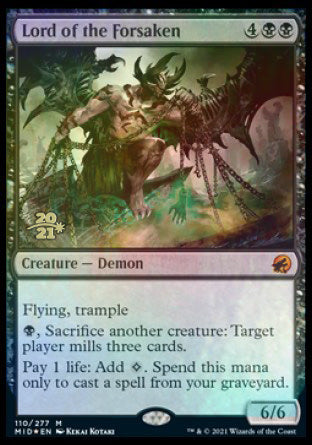 Lord of the Forsaken [Innistrad: Midnight Hunt Prerelease Promos] 