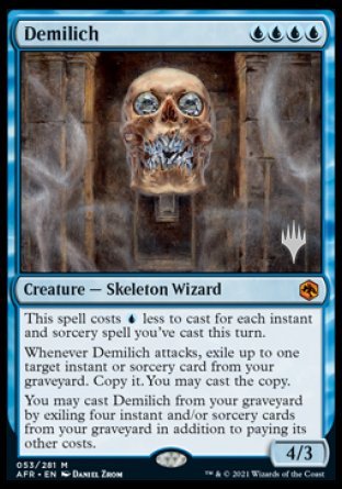 Demilich (Promo Pack) [Dungeons &amp; Dragons: Adventures in the Forgotten Realms Promos] 