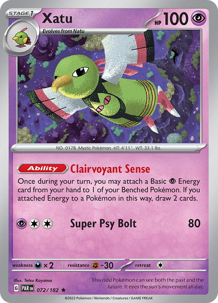 Xatu (072/182) [Scarlet &amp; Violet: Paradox Rift] 