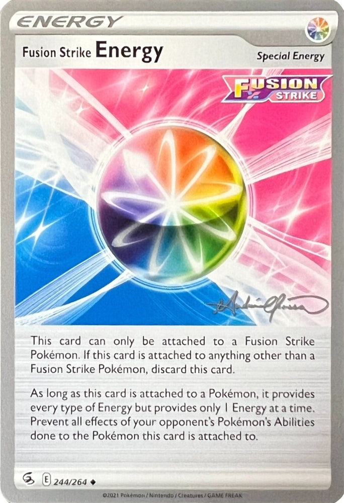 Fusion Strike Energy (244/264) (The Shape of Mew - Andre Chiasson) [World Championships 2022] 