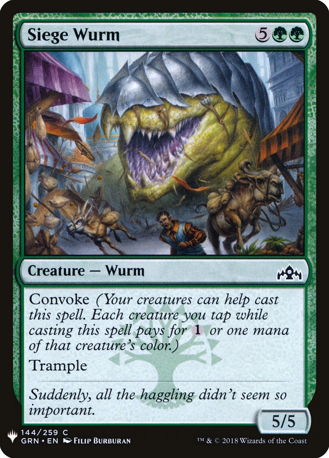 Siege Wurm [Mystery Booster] 