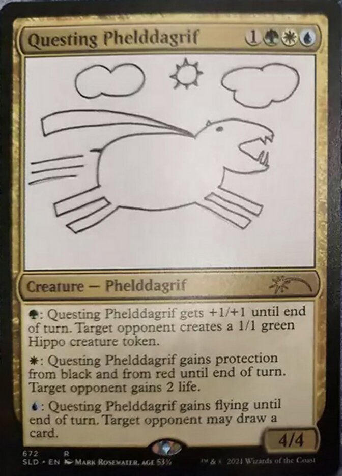 Questing Phelddagrif (672) [Secret Lair Drop Promos] 