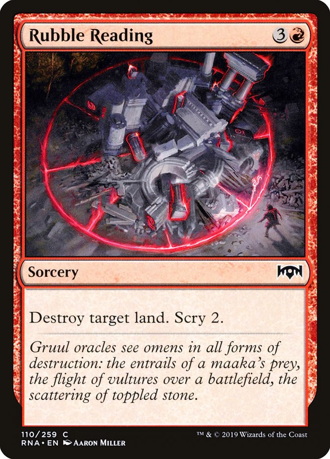 Rubble Reading [Ravnica Allegiance] 