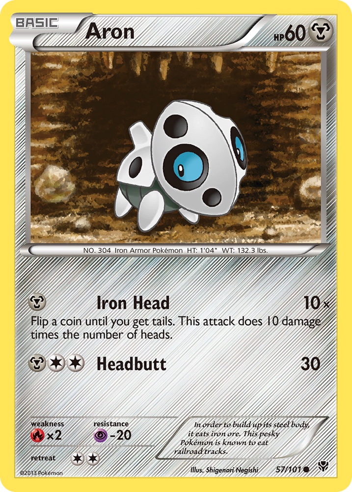 Aron (57/101) [Black &amp; White: Plasma Blast] 