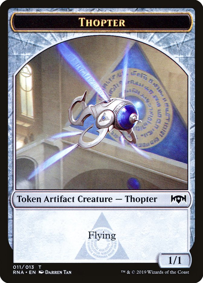 Thopter Token [Ravnica Allegiance Tokens] 