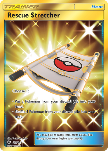 Rescue Stretcher (165/147) [Sun &amp; Moon: Burning Shadows] 