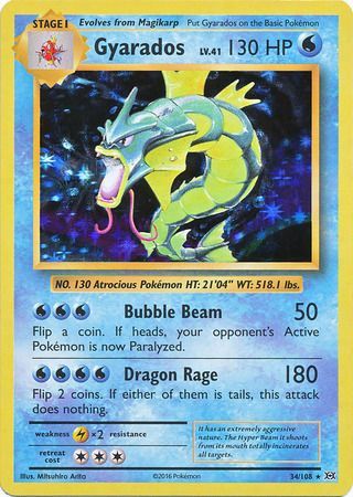 Gyarados (34/108) [XY: Evolutions] 