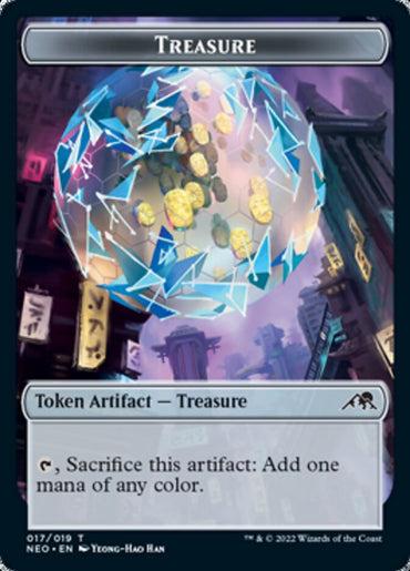 Treasure Token [Kamigawa: Neon Dynasty Tokens] 