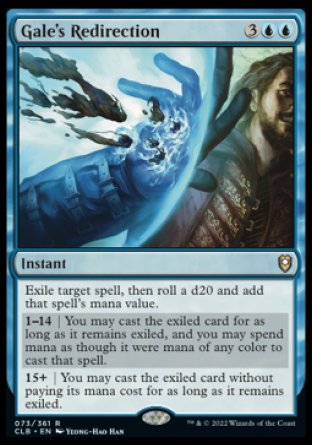 Gale's Redirection [Commander Legends: Battle for Baldur's Gate] 