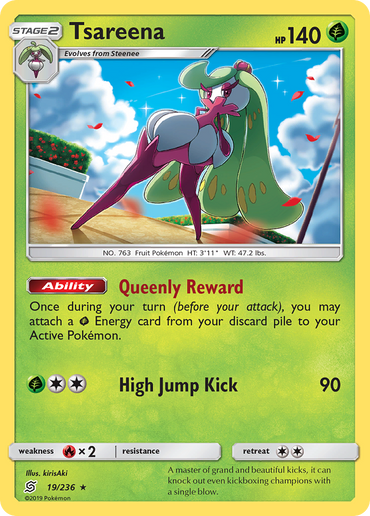 Tsareena (19/236) [Sun &amp; Moon: Unified Minds] 