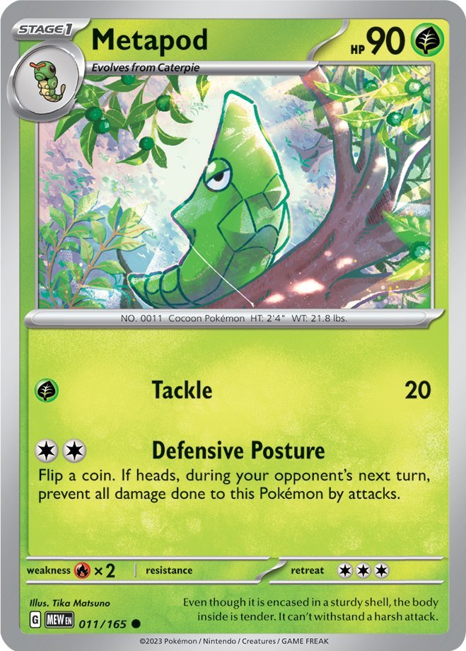 Metapod (011/165) [Scarlet &amp; Violet: 151] 