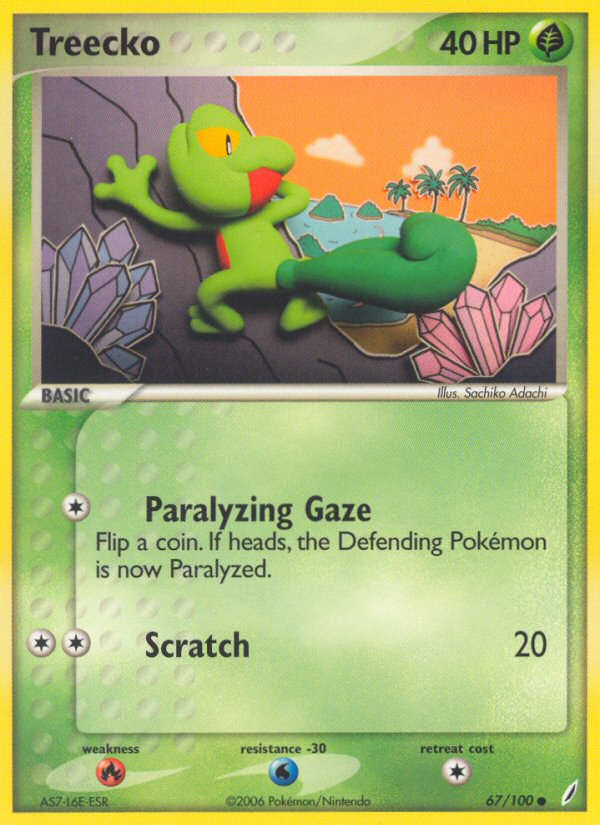 Treecko (67/100) [EX: Crystal Guardians] 