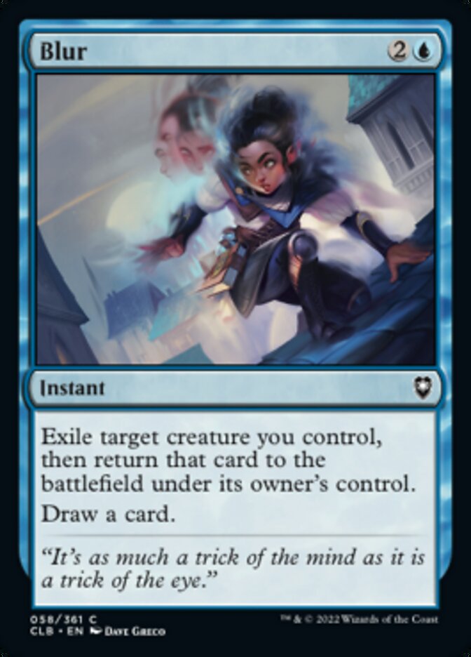 Blur [Commander Legends: Battle for Baldur's Gate] 