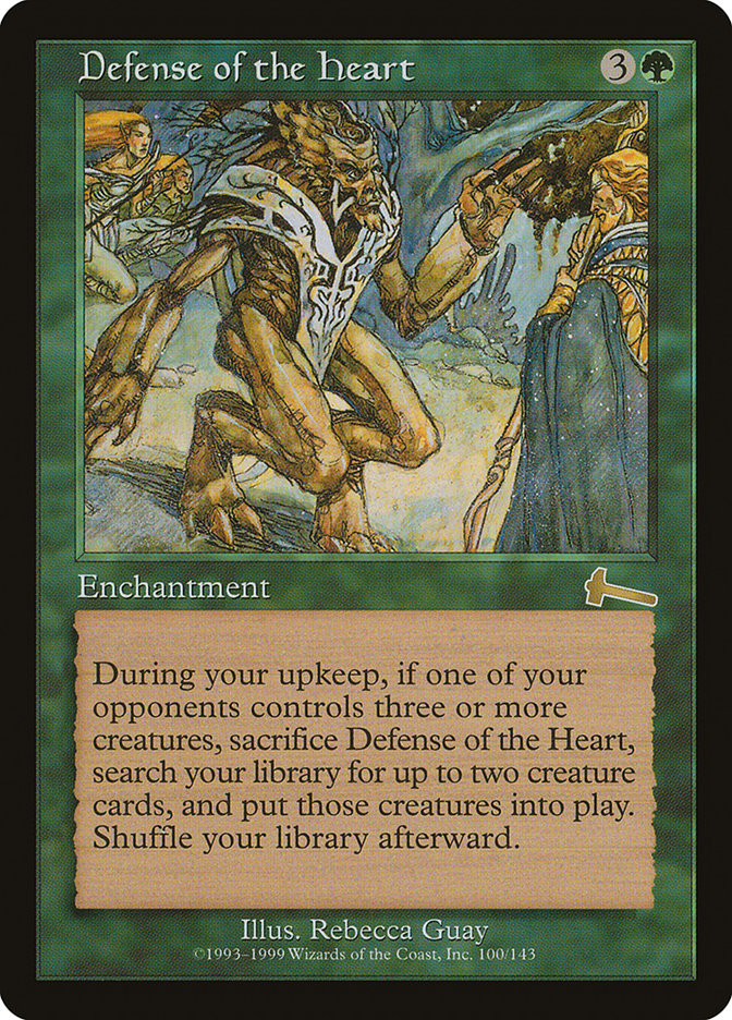Defense of the Heart [Urza's Legacy] 