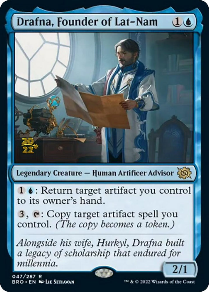 Drafna, Founder of Lat-Nam [The Brothers' War Prerelease Promos] 