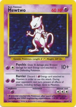 Mewtwo (10/102) [Base Set Unlimited] 