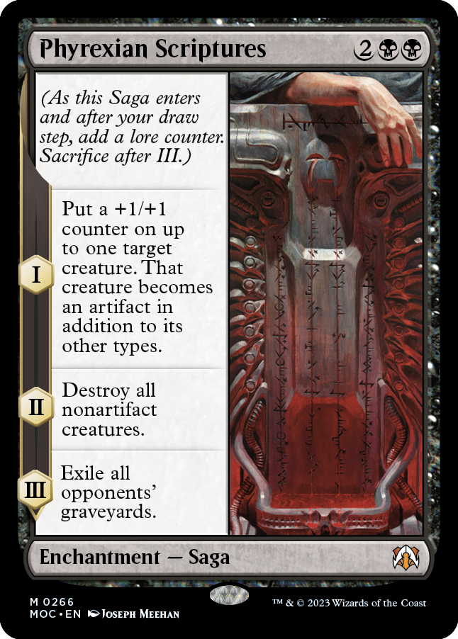 Phyrexian Scriptures [March of the Machine Commander] 