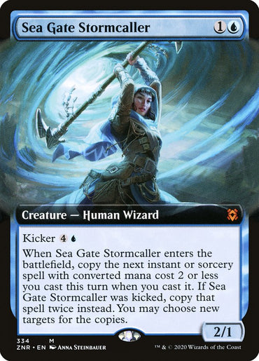 Sea Gate Stormcaller (Extended Art) [Zendikar Rising] 