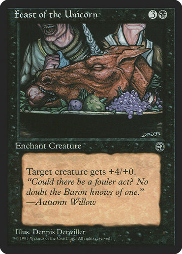 Feast of the Unicorn (Autumn Willow Flavor Text) [Homelands] 