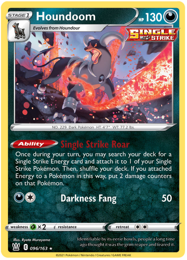 Houndoom (096/163) [Sword &amp; Shield: Battle Styles] 
