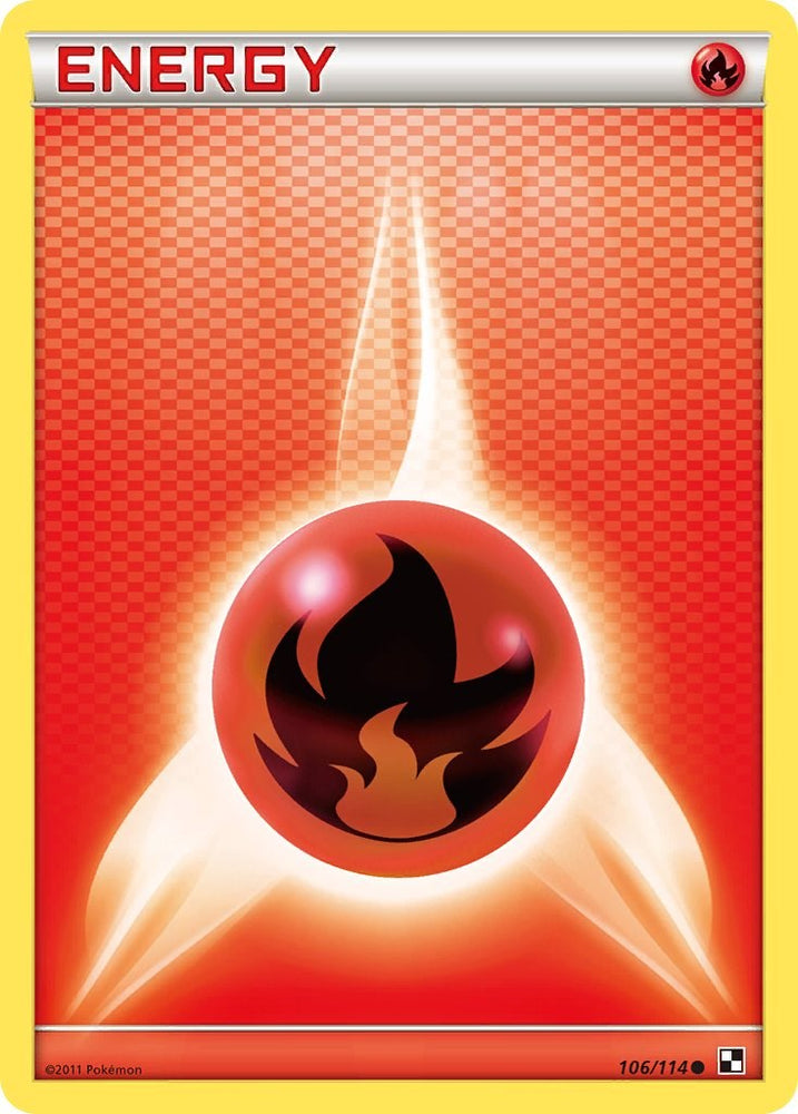 Fire Energy (106/114) [Black &amp; White: Base Set] 