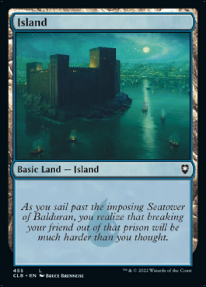 Island (455) [Commander Legends: Battle for Baldur's Gate] 