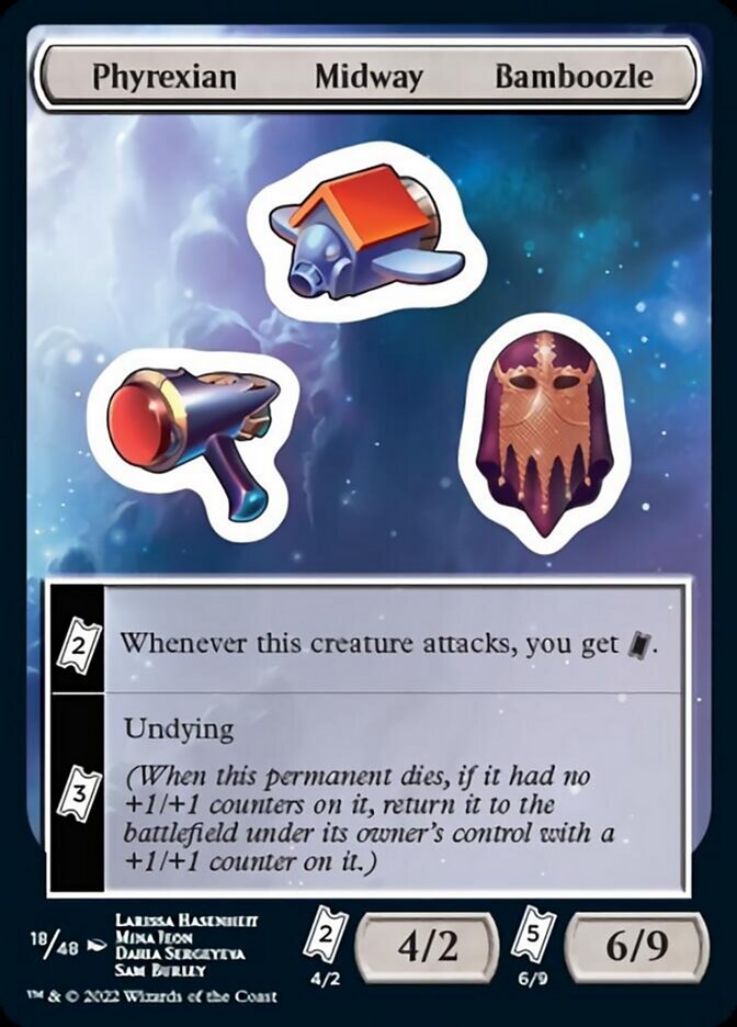 Phyrexian Midway Bamboozle [Unfinity Stickers] 