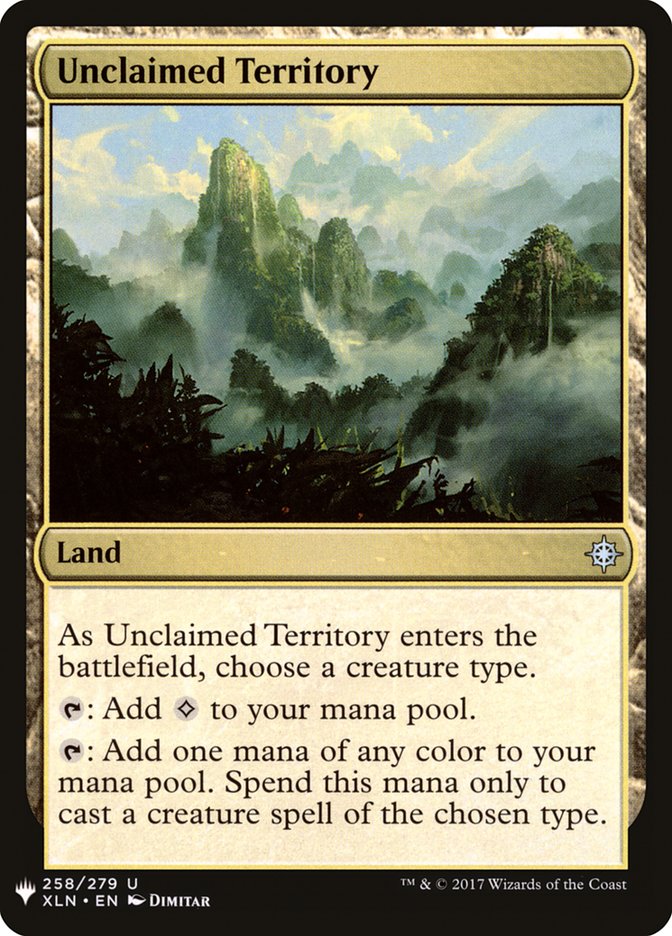 Unclaimed Territory [Mystery Booster] 