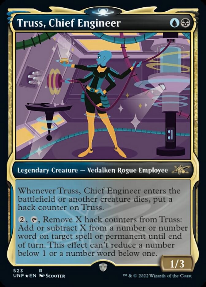 Truss, Chief Engineer (Showcase) (Galaxy Foil) [Unfinity] 