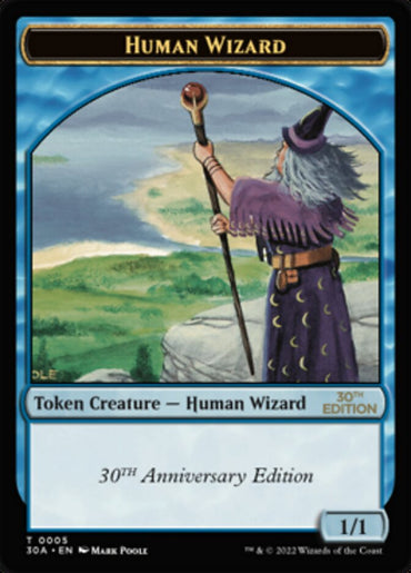 Human Wizard Token [30th Anniversary Tokens] 