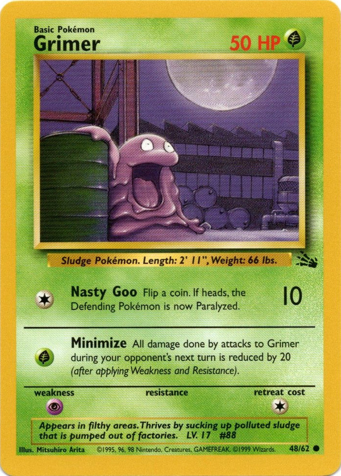Grimer (48/62) [Fossil Unlimited] 