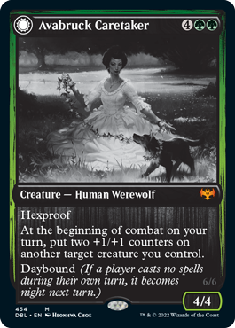 Avabruck Caretaker // Hollowhenge Huntmaster [Innistrad: Double Feature] 