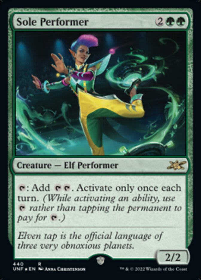 Sole Performer (Galaxy Foil) [Unfinity] 