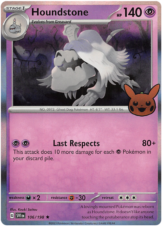 Houndstone (106/198) [Trick or Trade 2023] 