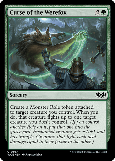 Curse of the Werefox [Wilds of Eldraine] 
